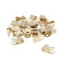 Brass P Cable Clips for 5mm diameter cable (Pack of 25) - 0-002-66