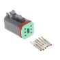 6 Way Female Deutsch DT Series Connector - Kit - 0-011-46