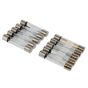 32mm Flat-Ended Glass Fuse - 15A Continuous 30A Blow (Pack of 10) - 0-374-15