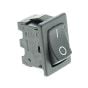 Black On/Off Rocker Switch - 10A at 12V - Each - 0-530-01