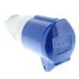 16A Plug & Socket 230V Blue Trailing Socket for outdoor use - 0-684-19