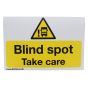 Blind Spot Safety Sign (FORS Bronze) - Portrait - Each - 0-870-51