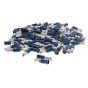 Blue Pre-Insulated Bullet Terminals - 5.00mm Pack of 100 - 2-001-32