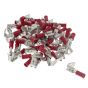Red Pre-Insulated Piggy-Back Terminals - 6.30mm (Pack of 50) - 0-001-33