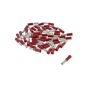 Red Pre-Insulated Bullet Terminals - 4.00mm (Pack of 50) - 0-001-36