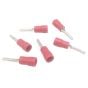 Red Pre-Insulated Pin Terminals - 1.90mm (Pack of 50) - 0-001-42