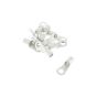 Open Ring Terminal for 16mm² Cable, 6mm Hole (Pack of 10) - 0-010-64