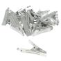 50 Amp Crocodile Clips - 102mm Long x 50mm Jaw (Pack of 25) - 0-187-50