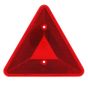 Red Reflector Triangle, Two-Hole Fixing (Pack of 4) - 0-229-00