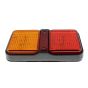 4 Function LED Rear Combination Lamp - Stop/Tail/Direction Indicator/Relfex Reflector - 12/24V - Each - 0-300-25