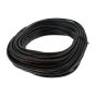 Black Nylon Heavy-Duty Convoluted Unsplit Tubing - 7.5NW x 50m - 0-330-07