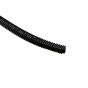 Black Nylon Heavy-Duty Convoluted Unsplit Tubing - 10NW x 50m - 0-330-10