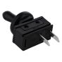 Splashproof On/Off Toggle Switch with Rubber Gaiter - 10A at 12V - 0-364-50