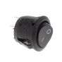 Black On/Off Round Rocker Switch - 12/24V - Each - 0-531-01