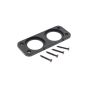 2 Hole Rear Panel Mount for 28mm Sockets - Each - 0-601-58