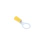 Yellow Pre-Insulated Ring Terminals - 10.50mm Pack of 100 - 2-001-25