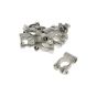 Negative Solderless Metric Battery Terminal fits 40mm cable (Pack of 10) - 2-028-01