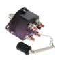 Battery Isolator, Double Pole with Removable Key and Splashproof Cover - 0-605-54