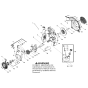 Housing Assembly For Husqvarna 125B Leaf Blowers