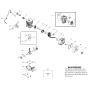 Engine Assembly For Husqvarna 125BVX Leaf Blowers