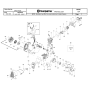 Engine for Husqvarna 125R Brushcutters