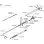 Shaft for Husqvarna 125RB Brushcutters