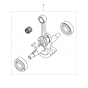 Crankshaft  for Husqvarna 131 RB  Trimmer/ Edgers