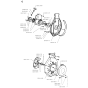 Fan Assembly For Husqvarna 132HBV Leaf Blowers