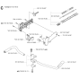 Handle & Controls for Husqvarna 132R Brushcutters