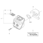 Muffler Assembly for Husqvarna 135 Chainsaw