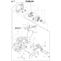 Chain Brake & Clutch Cover Assembly for Husqvarna 135E Triobrake Chainsaw