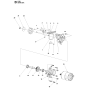 Gear Box Assembly for Husqvarna 136LI Chainsaw