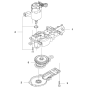 Bevel Gear Assembly for Husqvarna 136LIHD50 Hedge Trimmers