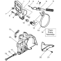 Chain Brake Assembly for Husqvarna 137e Chainsaw