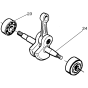 Crankshaft Assembly for Husqvarna 137e Chainsaw