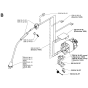 Electrical Assembly for Husqvarna 1400 Electric Chainsaws