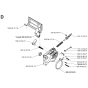 Chain Brake Assembly for Husqvarna 1400 Electric Chainsaws