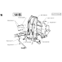 Harness Assembly For Husqvarna 140B Leaf Blowers