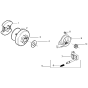 Clutch & Oil Pump Assembly for Husqvarna 142e Chainsaw