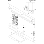 Tube & Shaft for Asia, E-Eu, Africa for Husqvarna 143Rii Brushcutters