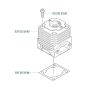 Cylinder Assembly for Husqvarna