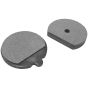 Round Handbrake Pads for JCB 3CX Diggers & Telehandlers - 15/920103