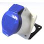 240v Panel Sockets, Size: 32 Amp, Colour: Blue, c/w Gasket