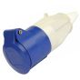 240v Trailing Socket, Size: 16 Amp, Colour: Blue, BS Approved