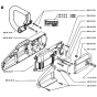 Chassis / Frame Assembly for Husqvarna 1600 Electric Chainsaws