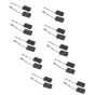 10x Carbon-Brush Set for Bosch Angle Grinders - 1607000482