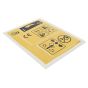 Decal Warning for Belle RPC30, RPC35, RP55 Plate Compactors - OEM No. 161.0.293
