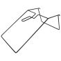 Grass Catcher Bracket for Makita LM001G Cordless Mowers - 162C44-7