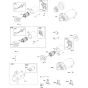 Electrical Starter Assembly for Briggs and Stratton Model No.305447-3087-G1 Horizontal Shaft Engine