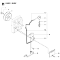 Ignition System & Clutch Assembly For Husqvarna 180BF Leaf Blowers